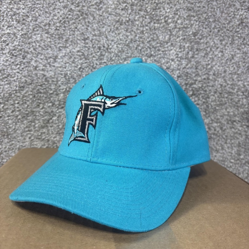 Vintage Florida Marlins Hat Cap Fitted‎ Mens 6 Blue MLB Sports Specialties
